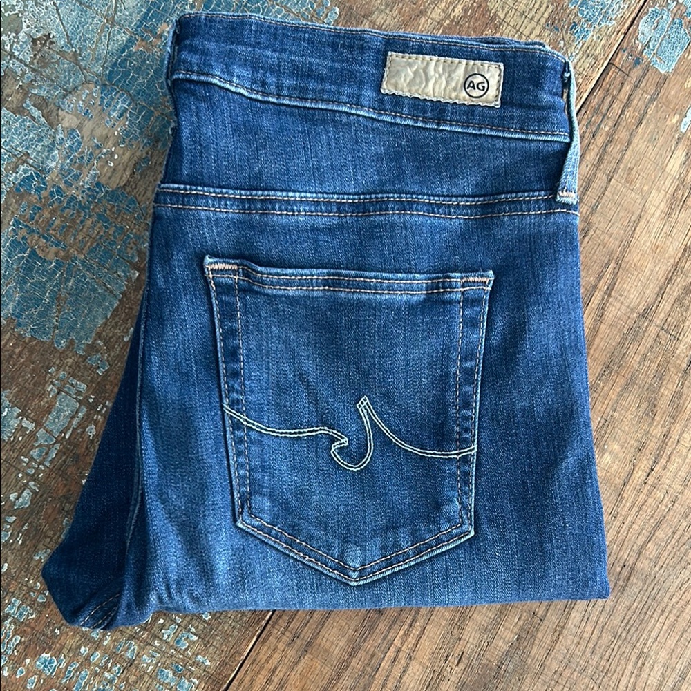 AG Adriano Goldschmied Women's Blue Skinny Jeans